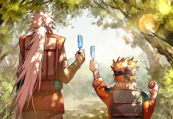 JIraya Naruto FAther Sun