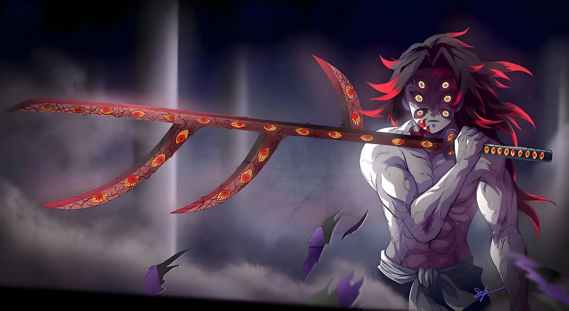 Upper moon 1 kakauyashibi Demon slayer