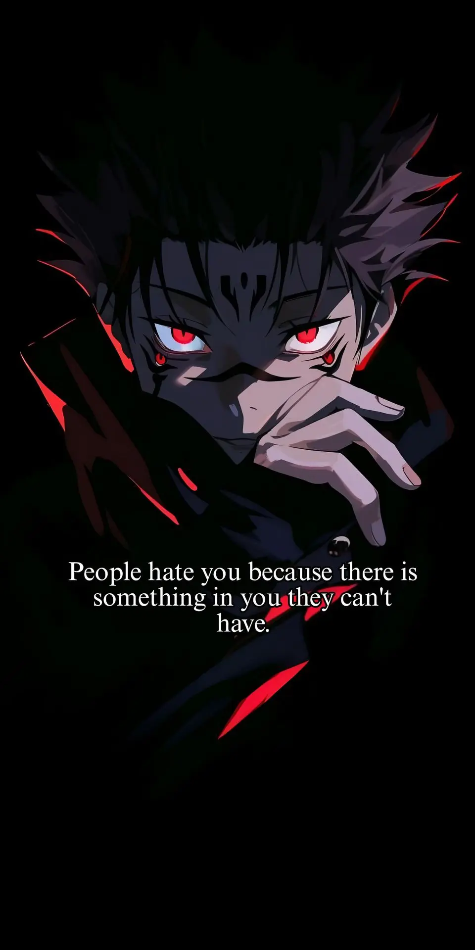 People hate you because there is something in you they can't have.