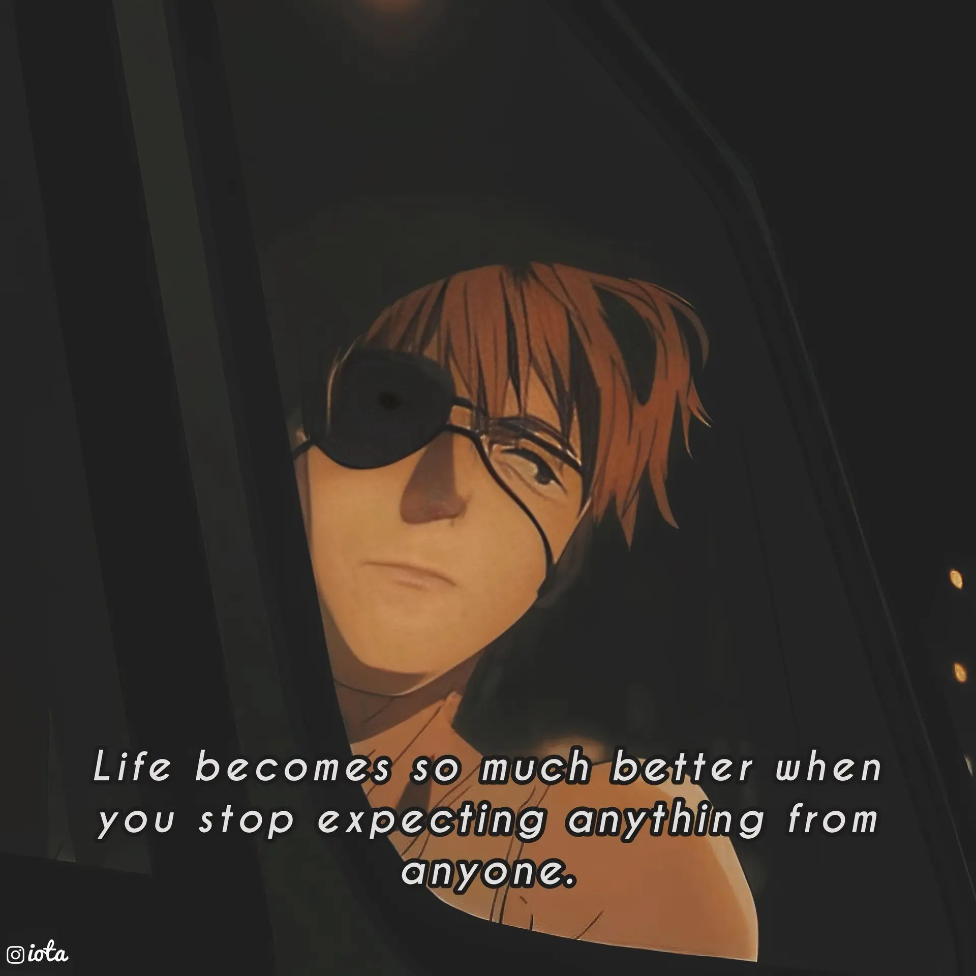 Life becomes so much better when you stop expecting anything from anyone.
