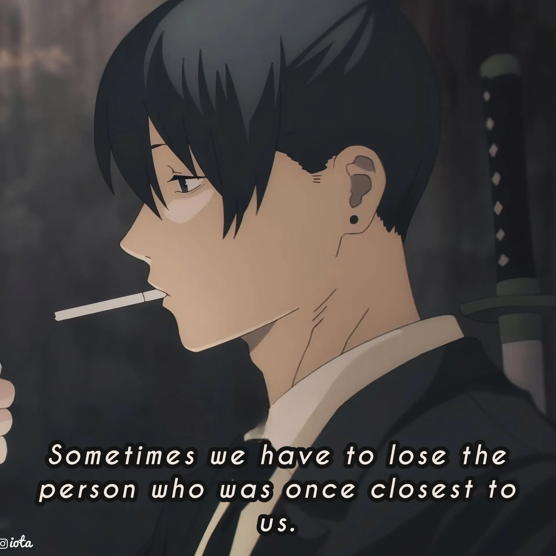 Sometimes we have to lose the person who was once closest to US
