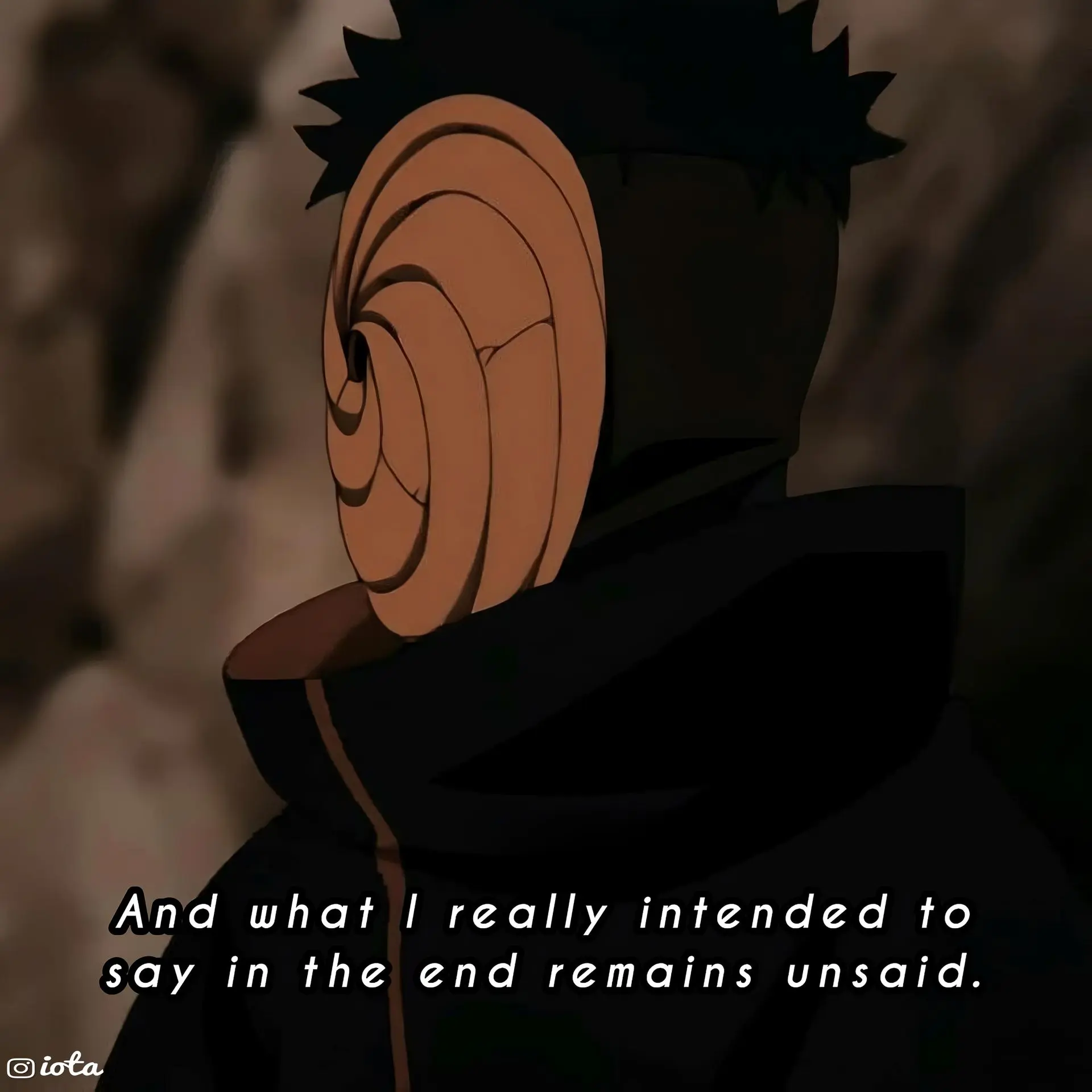 And what I really intended to say in the end remains unsaid.