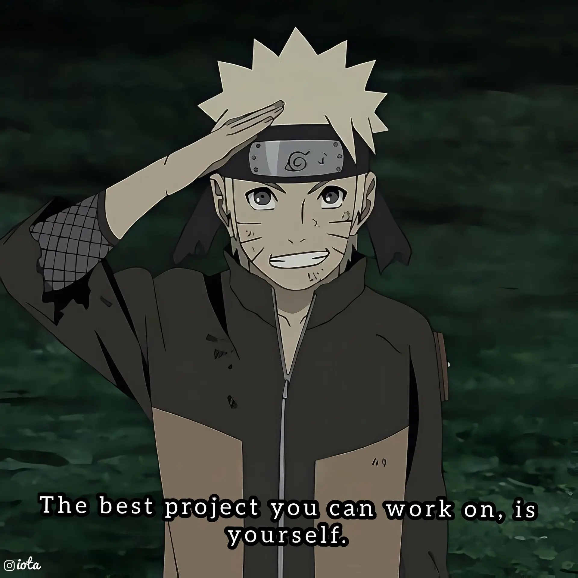 The best project you can work on, is yourself.