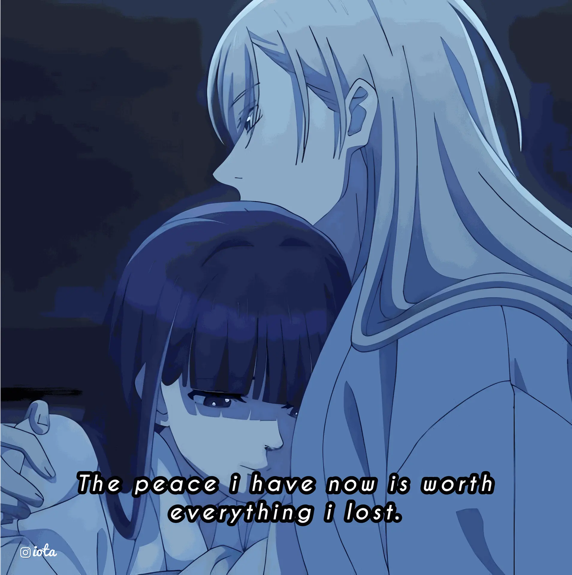 The peace i have now is worth everything i lost.